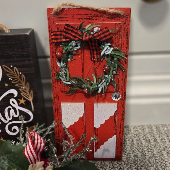 COPY - LOT OF 14 - VARIETY OF CHRISTMAS HOLIDAY DECOR/ORNAMENTS/SIGNS - Picture 11 of 14